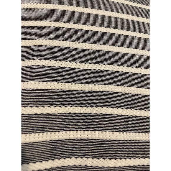 Sail To Sable Striped Knit Dress With Back Gold Zipper Detail Long Sleeves Women - Picture 3 of 6